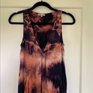 Silk Tye-Dye Dress